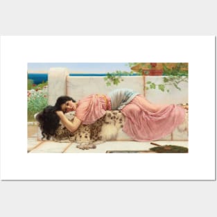 When the Heart is Young by John William Godward Posters and Art